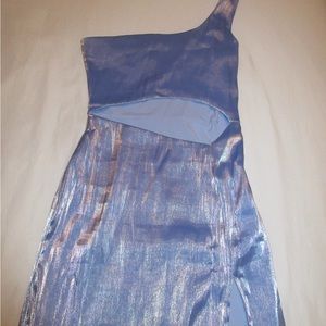 Revolve blue mini dress